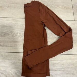 Brown Rust Long Sleeve Top xxs